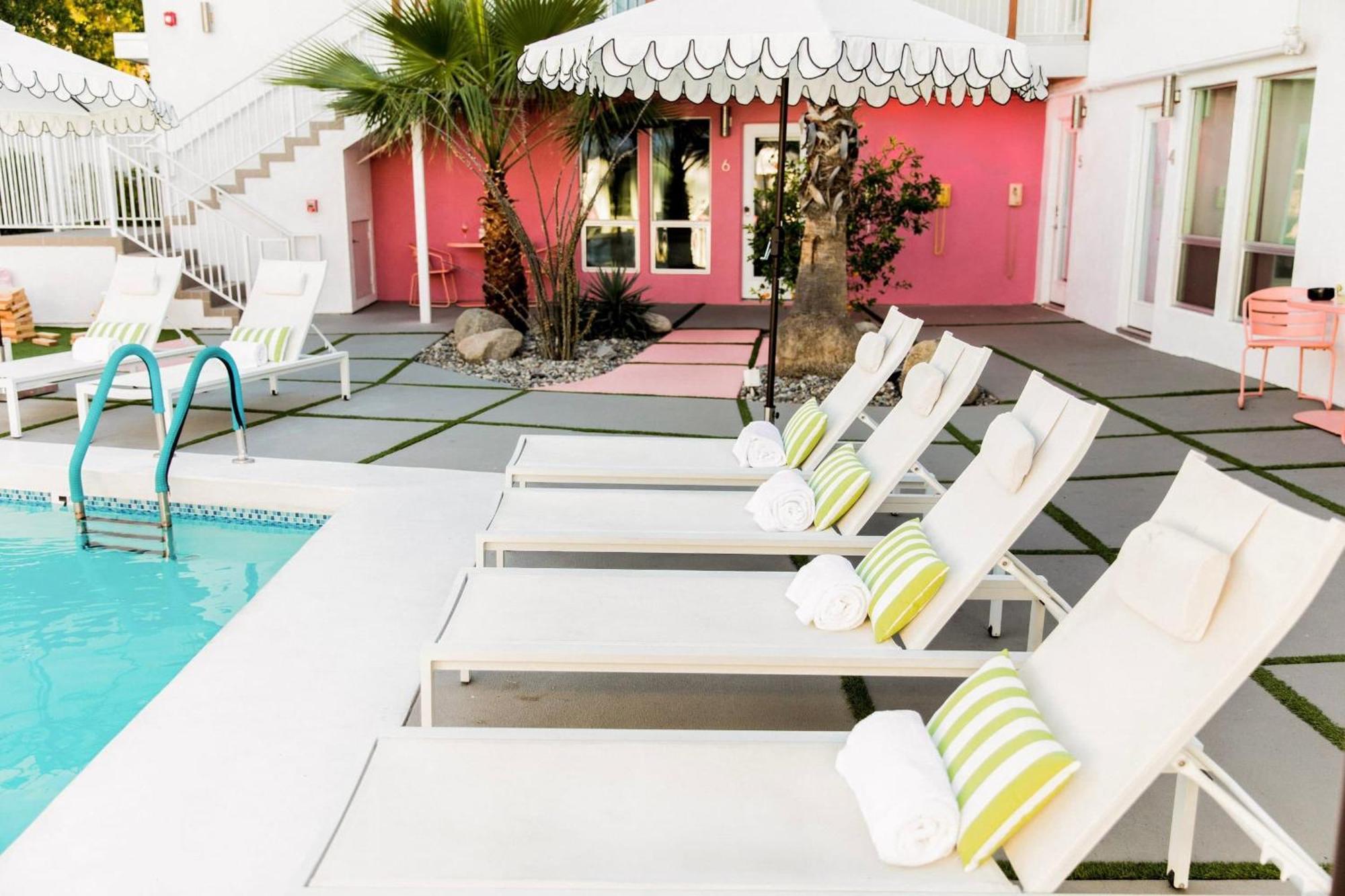 The Wesley Hotel By Avantstay Retro Spacious W Bbq Pool Spa Palm Springs Exterior foto